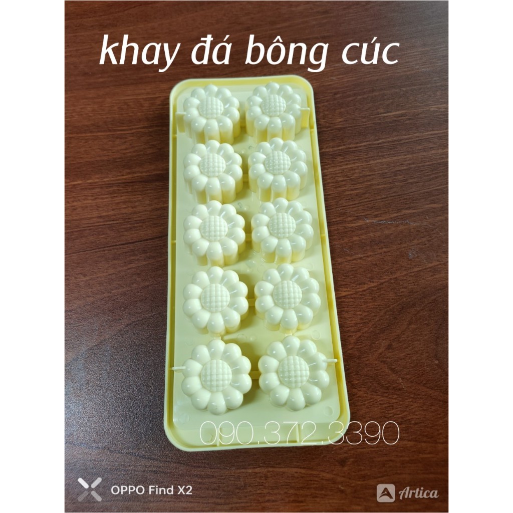 Khay đá nhựa, khay làm rau câu nhựa PP nhiều mẫu