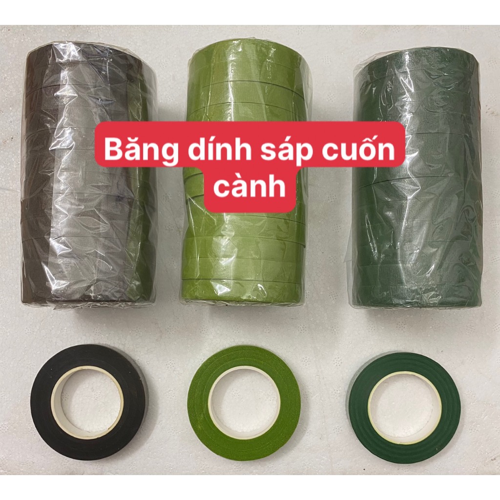Băng dính sáp, băng dính cuốn cành hoa giả