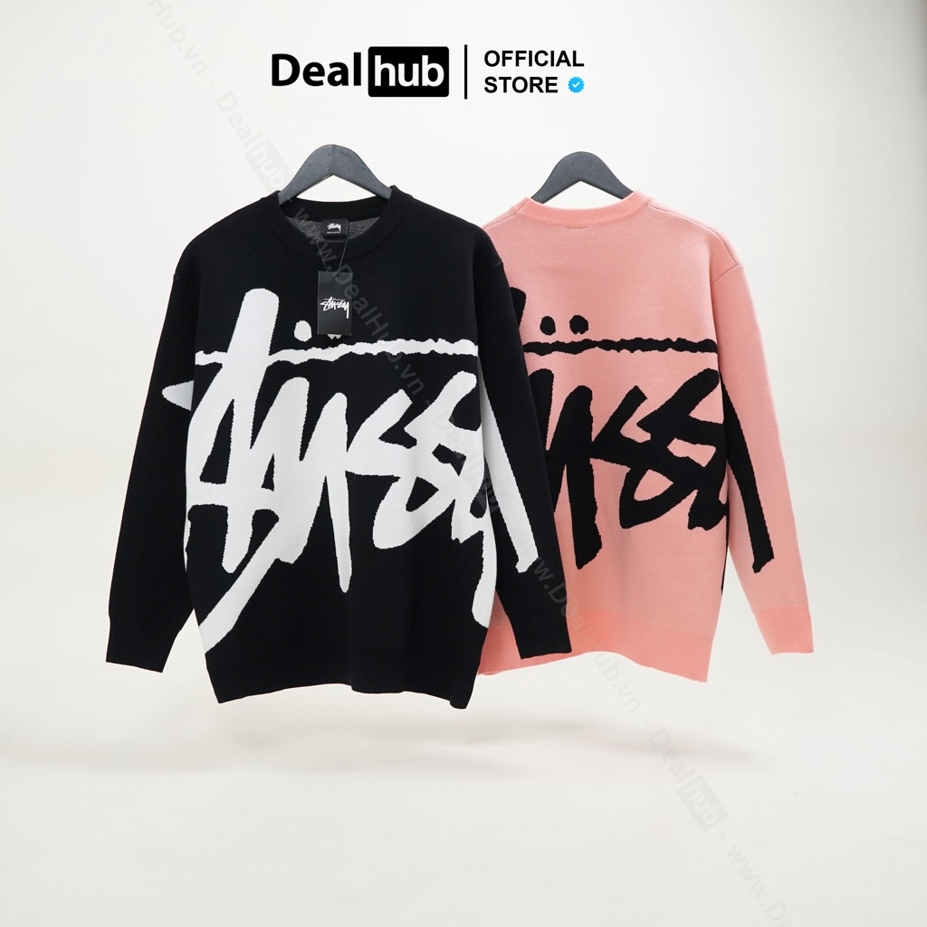 Áo dài tay sweater STUSSY STOCK nam nữ form hàn quốc cực chất-Áo sweater STUSSY chất sịn