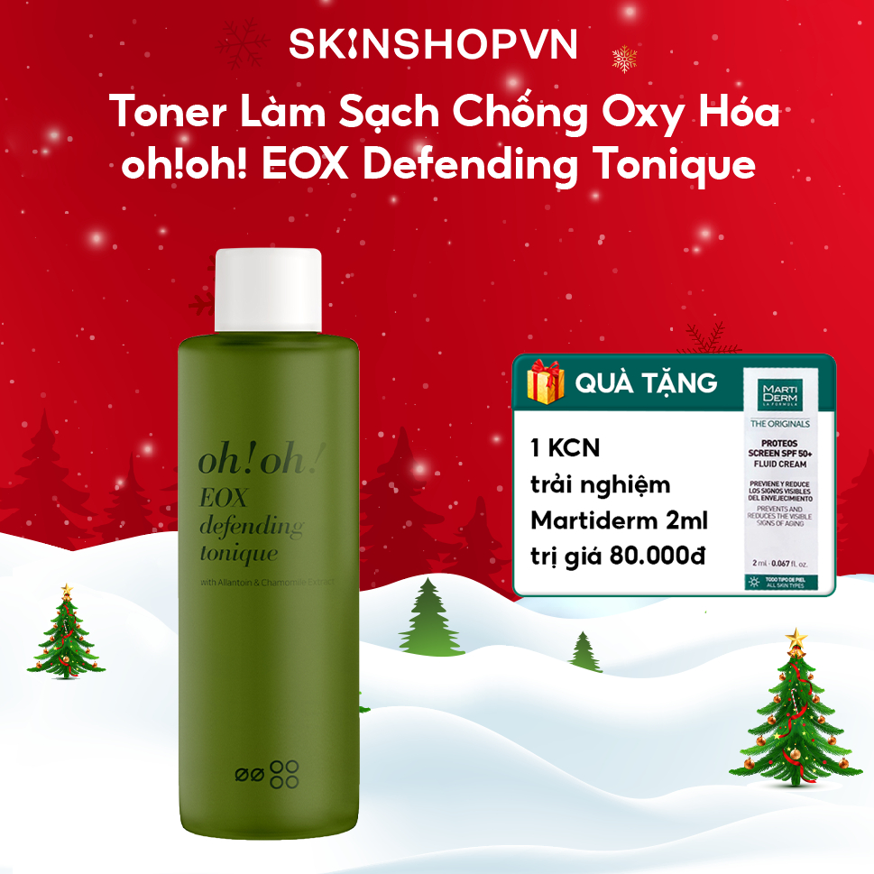 Nước Cân Bằng oh!oh! - Toner Làm Sạch Và Chống Oxy Hóa oh oh EOX Defending Tonique 150ml skinshopvn