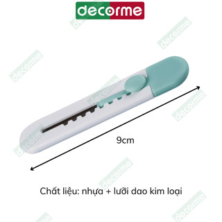 Dao bấm dọc giấy mini DecorMe dao unbox tiện lợi