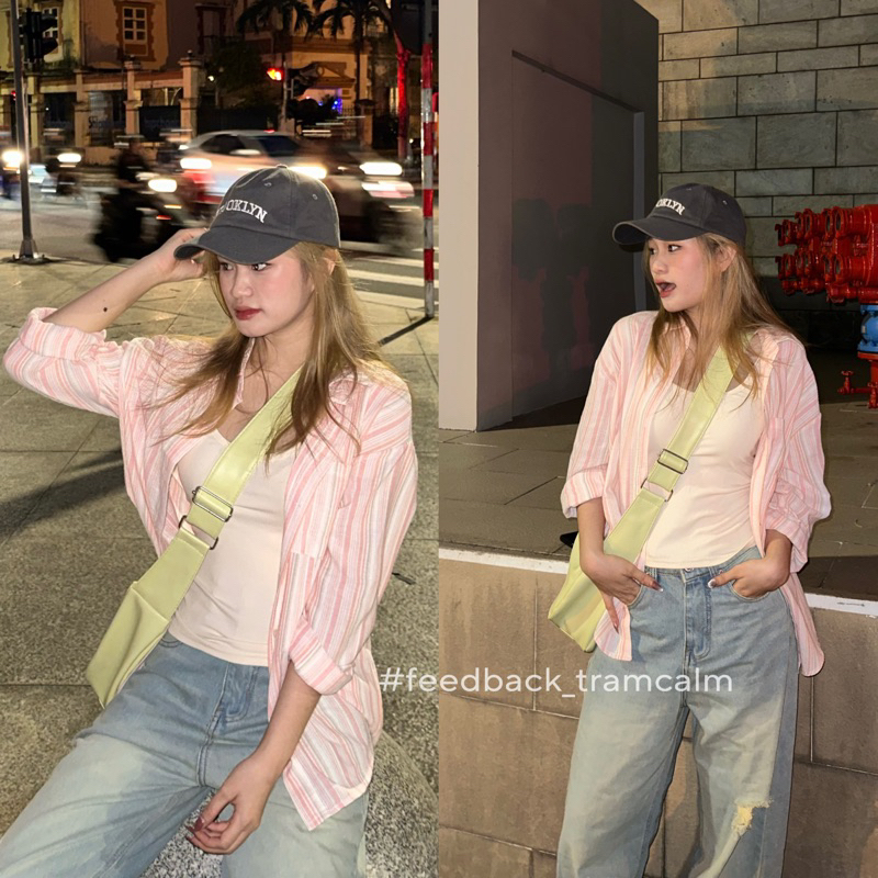 Túi xách da quai bảng siêu to cute hàn quốc -tramcalm