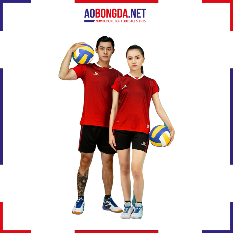 Bộ Quần Áo Bóng Chuyền Bulbal Spivol Chính Hãng, Áo Bóng Chuyền Nam Nữ Chất Vải Thoáng Mát Mềm Mại