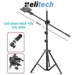 CHỈ GIAO HOẢ TỐC SÀI GÒN - Giá đỡ, tay treo ngang 360, gắn điện thoại chụp ảnh, livestream, quay video dài 65cm
