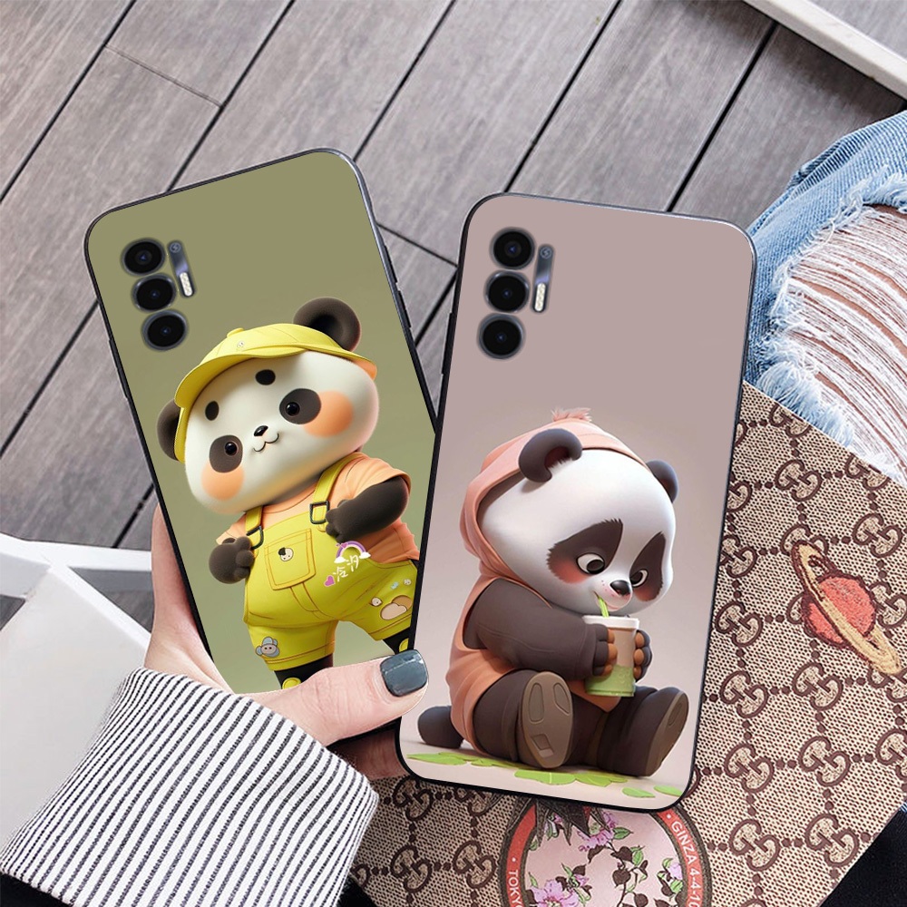 Ốp lưng tecno pova neo / pova 3 in hình gấu trúc cute