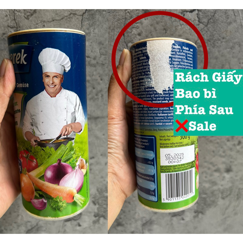 Hạt nêm rau củ Đức KUCHAREK 200-300g