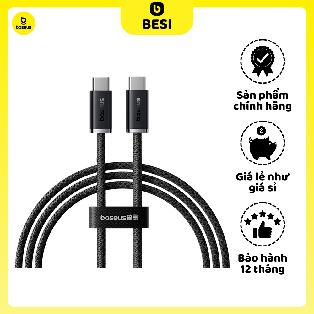 Cáp Sạc Nhanh Baseus Dynamic 3 Series Fast Charging Data Cable Type-C to Type-C 100W