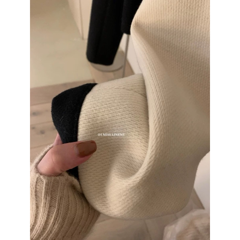 Áo Khoác Dạ Cổ Bẻ Bản Mới Nhất Brand I MISS GROUND QC Cao Cấp  - OSAA DAILY