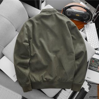 Áo Khoác Nam Cao Cấp Bomber SUEDE BASIC BOMBER JACKET - 12.368 - BTM Studios