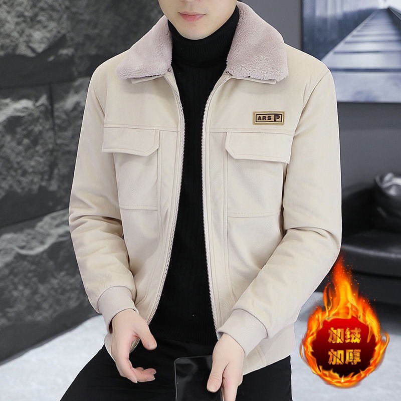 Áo khoác da lộn hàng quảng châu cao cấp, áo da nam 2 túi cực chất mẫu mới nhất 2024 .