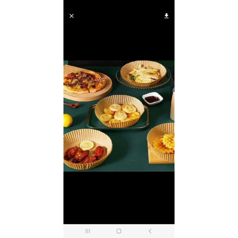 GIẤY NẾN NỒI CHIÊN KHÔNG DẦU HÌNH KHUÔN BÁNH CỰC TIỆN