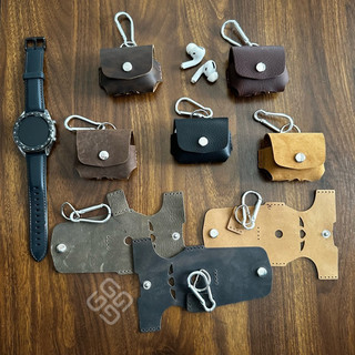 Bao da Airpods handmade da thật (nhiều màu cho khách hàng lựa chọn)