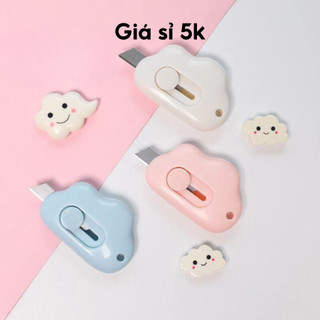 Dao rọc giấy hình đám mây nhỏ gọn, tiện dụng – Dao rọc giấy đám mây làm móc khóa cuteee – 01708