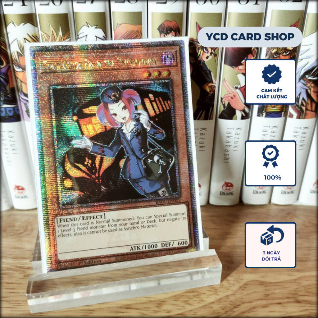 Thẻ bài Yugioh Chính Hãng Rarity Collection  25th Secret Rare- Effect Monster