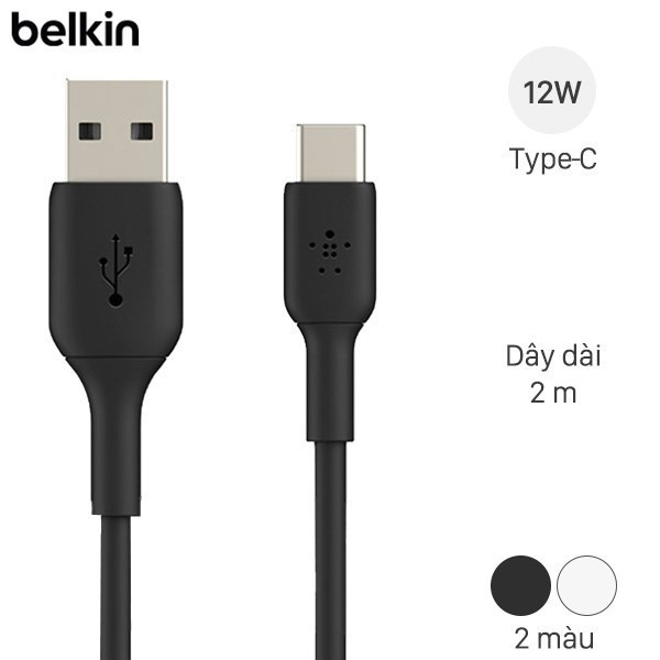 Cáp Type C 1m Belkin CAB001 1m ( Like New )