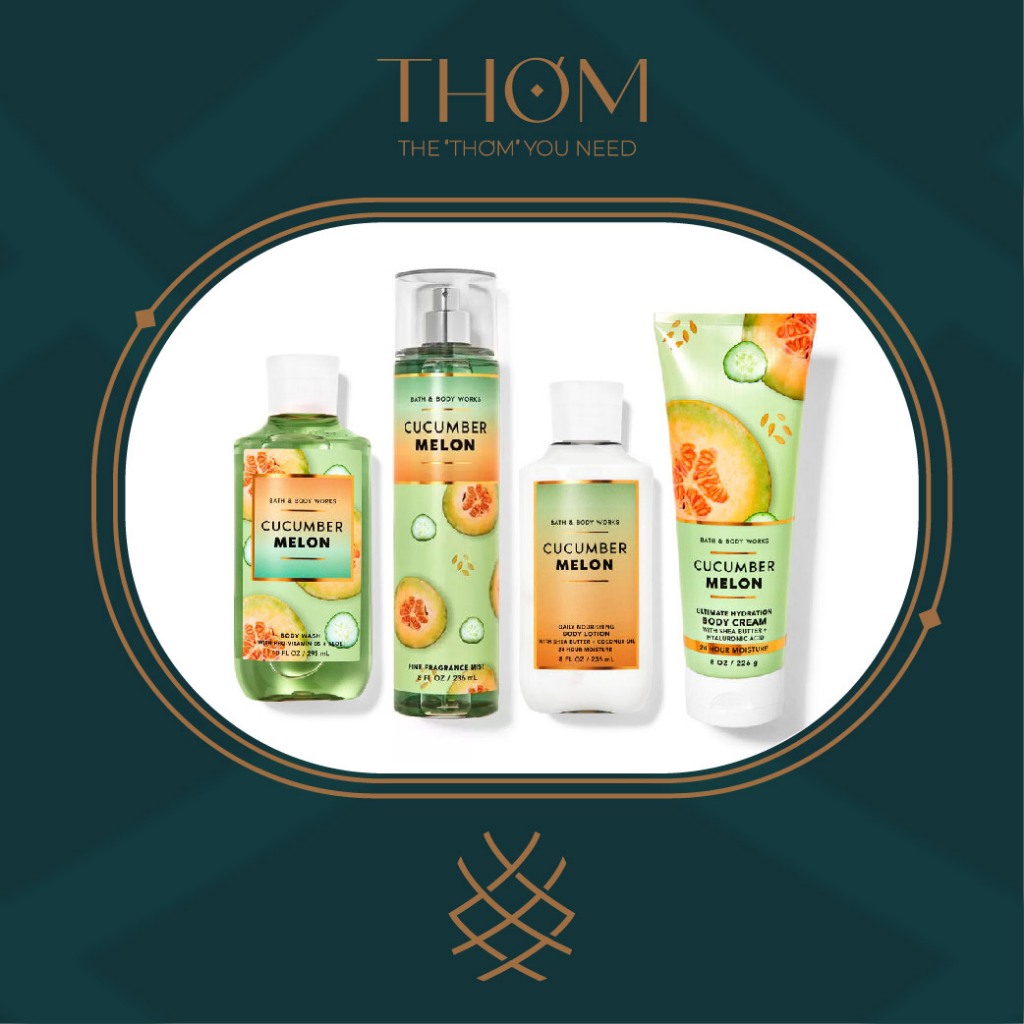 CUCUMBER MELON | Sản Phẩm Tắm Dưỡng Xịt Thơm Toàn Thân Bath & Body Works