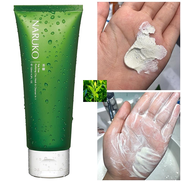 Sữa Rửa Mặt Đất Sét Tràm Trà Naruko Bản Nội Địa Đài Loan 120g