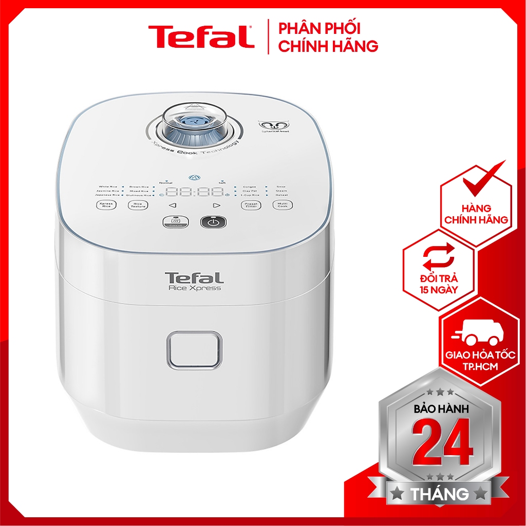 Nồi cơm điện tử cao tần Tefal RK522168 1.5 lít - Hàng chính hãng, bảo hành 24 tháng