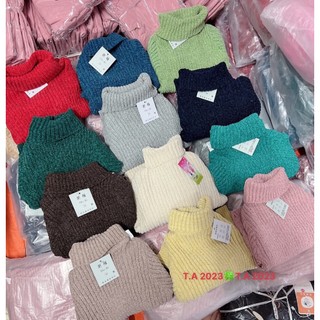 SIZE 8-25kg: Áo len cao cổ nhung tuyết ấm áp cho bé trai, bé gái - ALNT