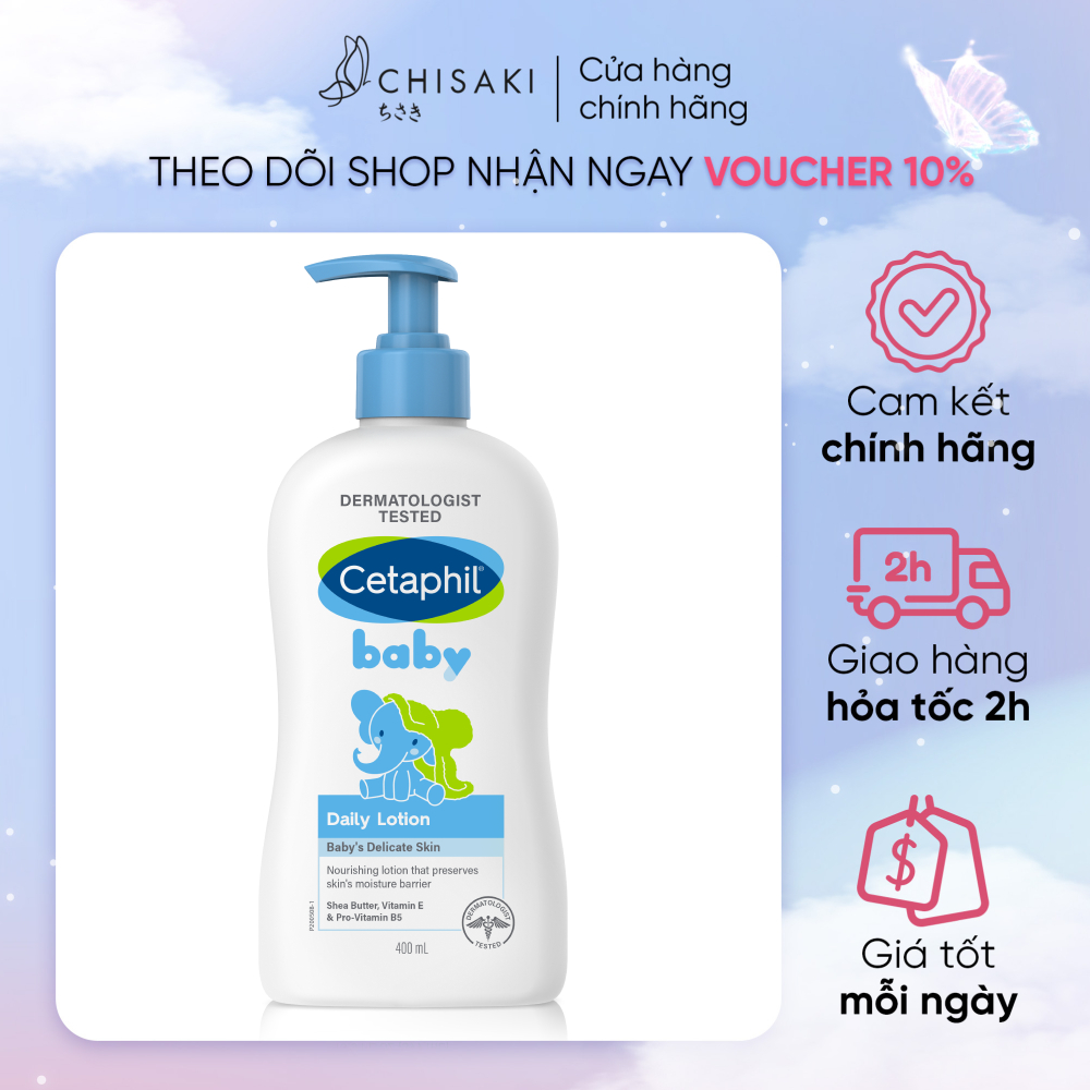 Sữa dưỡng ẩm dịu lành cho bé Cetaphil Baby Daily Lotion 400ml