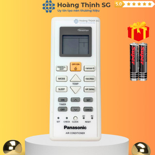  Điều khiển điều hòa Panasonic Zin Mã 02 remote máy lạnh panasonic - Tặng kèm pin 