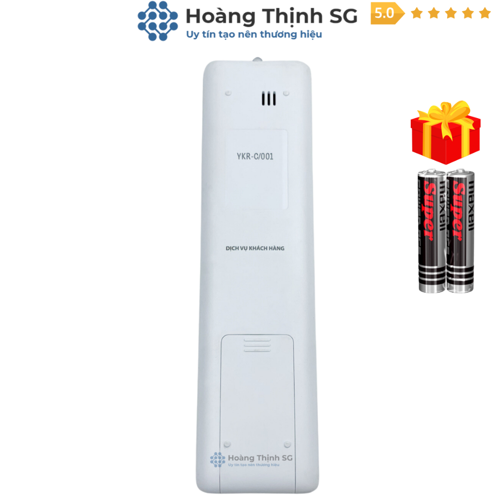 Điều khiển điều hòa CASPER Zin Mã 01, remote máy lạnh CASPER - Tặng kèm pin - Hoàng Thịnh SG
