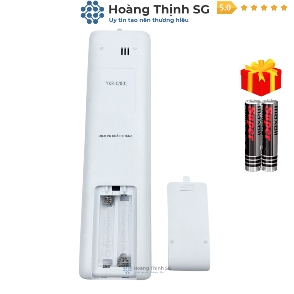 Điều khiển điều hòa CASPER Zin Mã 01, remote máy lạnh CASPER - Tặng kèm pin - Hoàng Thịnh SG