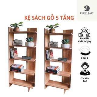 Kệ góc tường 5 tầng bằng gỗ MDF cao cấp - Kệ gỗ trang trí phò
