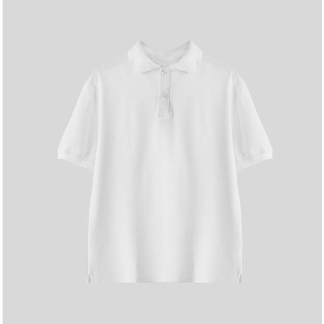Áo FANGY White Cotton Polo V2