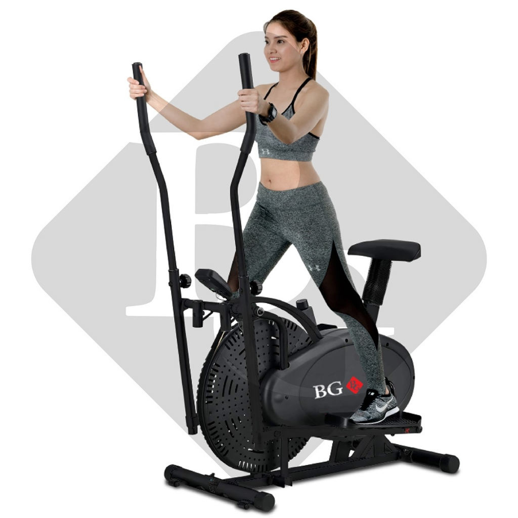 Professionall.gym19-Xe đạp tập thể dục đa năng toàn thân tại nhà Elip 8703 - đồng hồ đo nhịp tim