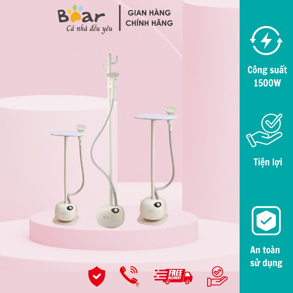 Bàn Là Hơi Nước Bear GTJ-B15V1, Bàn Ủ Hơi Nước Thế Hệ Mới 4 Tốc Độ - Công ty CP XNK Bear Việt Nam