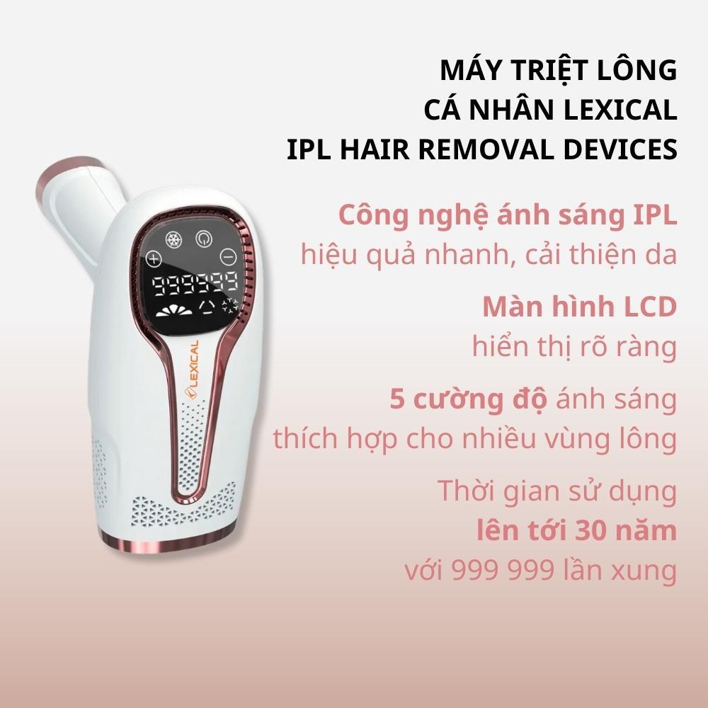 Máy triệt lông lạnh trẻ hóa da công nghệ IPL đá sapphire triệt lông cá nhân, an toàn cho da, vĩnh viễn tại nhà - podi92