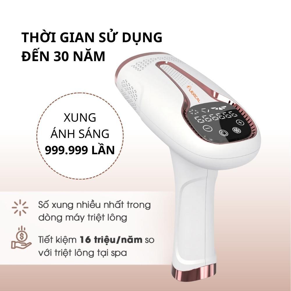 Máy triệt lông lạnh trẻ hóa da công nghệ IPL đá sapphire triệt lông cá nhân, an toàn cho da, vĩnh viễn tại nhà - podi92