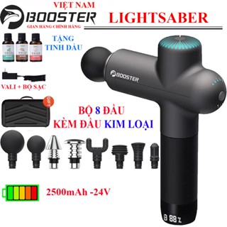 BOOSTER LIGHTSABER - BOOSTER LIGHT MINI Máy massa cầm tay sử dụng đầu massa chuyên dụng giãn cơ - giảm đau nhanh chóng