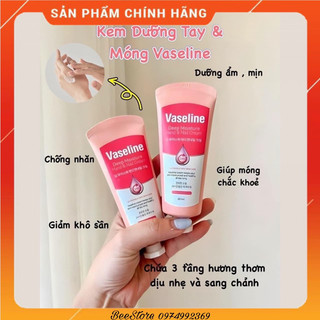 Kem Dưỡng Da Tay Và Móng Vaseline Deep Moisture Bản Hàn Quốc 60ml