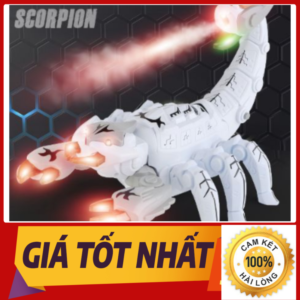 Đồ Chơi Bọ Cạp Phun Khói, Phun Lửa Với Ánh Sáng Và Âm Thanh Siêu Đẹp, Hot Trend 2024