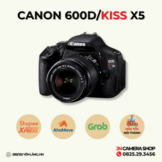Canon 600D / Kiss X5 / Rebel T3i Body / Kèm Ống Kính 90-98%,Tặng Kèm fillter bảo vệ kính, Hood che nắng