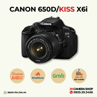Máy ảnh Canon EOS 650D/Kiss X6i và Ông Kính Màn Hình Cảm Ứng Xoay Lật 95%