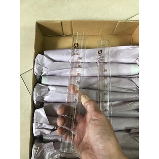 Ống Đong Thuỷ Tinh Đế Tròn 100ml