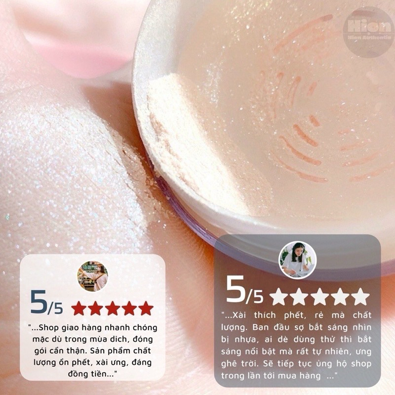 Phấn Phủ Bột Kiềm Dầu Có Nhũ Bắt Sáng - Love Alpha