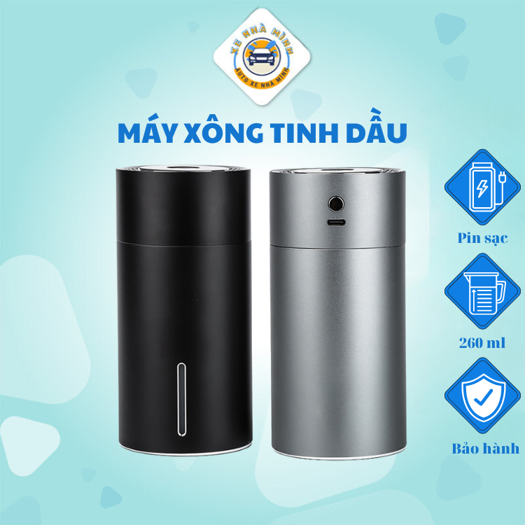 Máy khuếch tán tinh dầu ô tô Xe Nhà Mình, Pin sạc,Bản cao cấp, phun sương khử mùi, ô tô, bàn làm việc, phòng ngủ