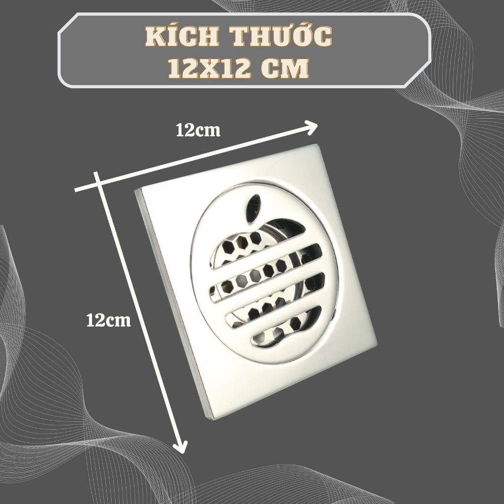 Phễu thoát sàn chống mùi hôi trào ngược inox 304 cao cấp TBVS89 - bảo hành 12 tháng