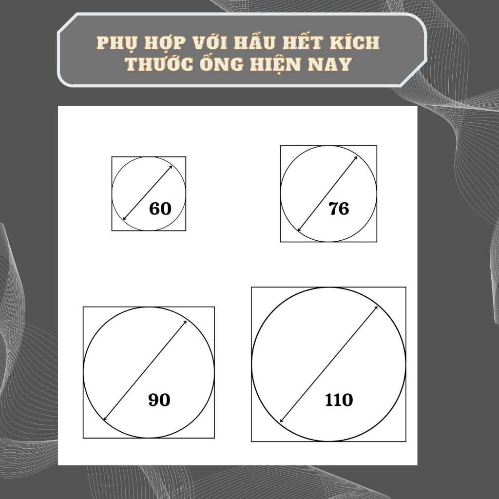 Phễu thoát nước sàn đa năng phụ hợp với mọi kích thước ông thoát, ngăn vùi hôi kích thước 12x12cm chất liệu inox 304