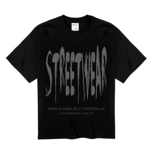 Áo thun local brand cổ tròn Uncle M cotton 100% nam nữ Unisex in lụa - Streetwear Black tee