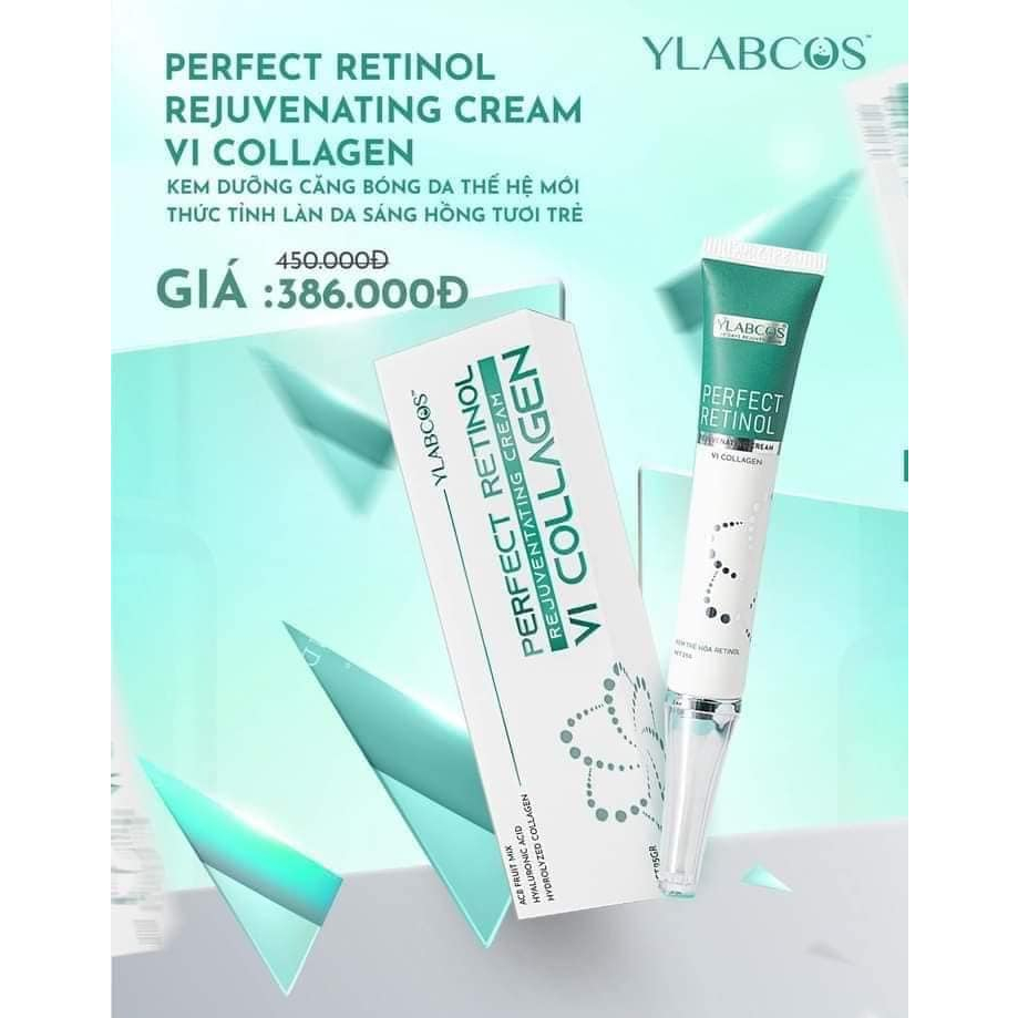 Kem dưỡng căng bóng da Perfect Retinol Rejuvenating Cream VI Collagen Dr Lacir Ylabcos
