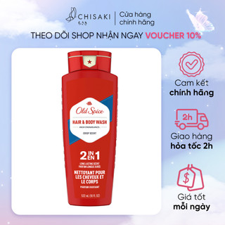 Gel tắm gội old spice 2in1 sảng khoái & tiện lợi 532ml