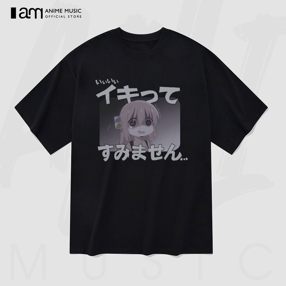 Áo thun Unisex Bocchi The Rock Ikitte SumimasenColor Art Oversized 100% Cotton ngắn tay