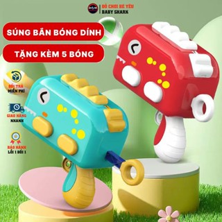 Đồ chơi ném bóng dính ,  bắn phi tiêu cho bé kèm bảng phi tiêu, khủng long bắn bong cho bé