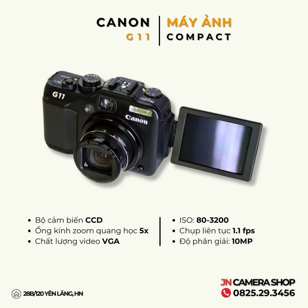 Máy ảnh Compact Canon Powershot G11