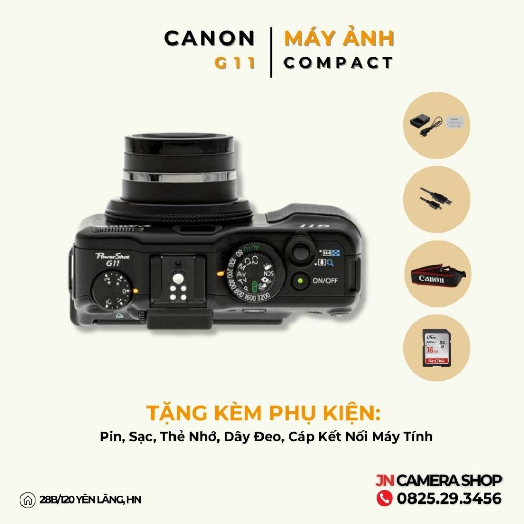 Máy ảnh Compact Canon Powershot G11